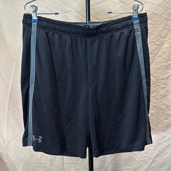 Under Armour Other - Under Armour Black and Gray Athletic Shorts with Elastic Waistband
